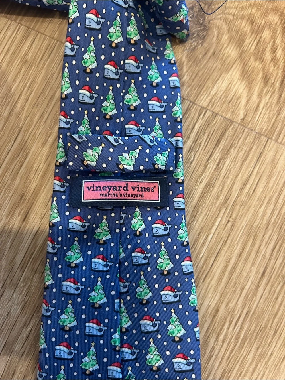 Kids Vineyard Vines Holiday Tree & Ornament Ties - Red and Navy - Picture 4 of 8